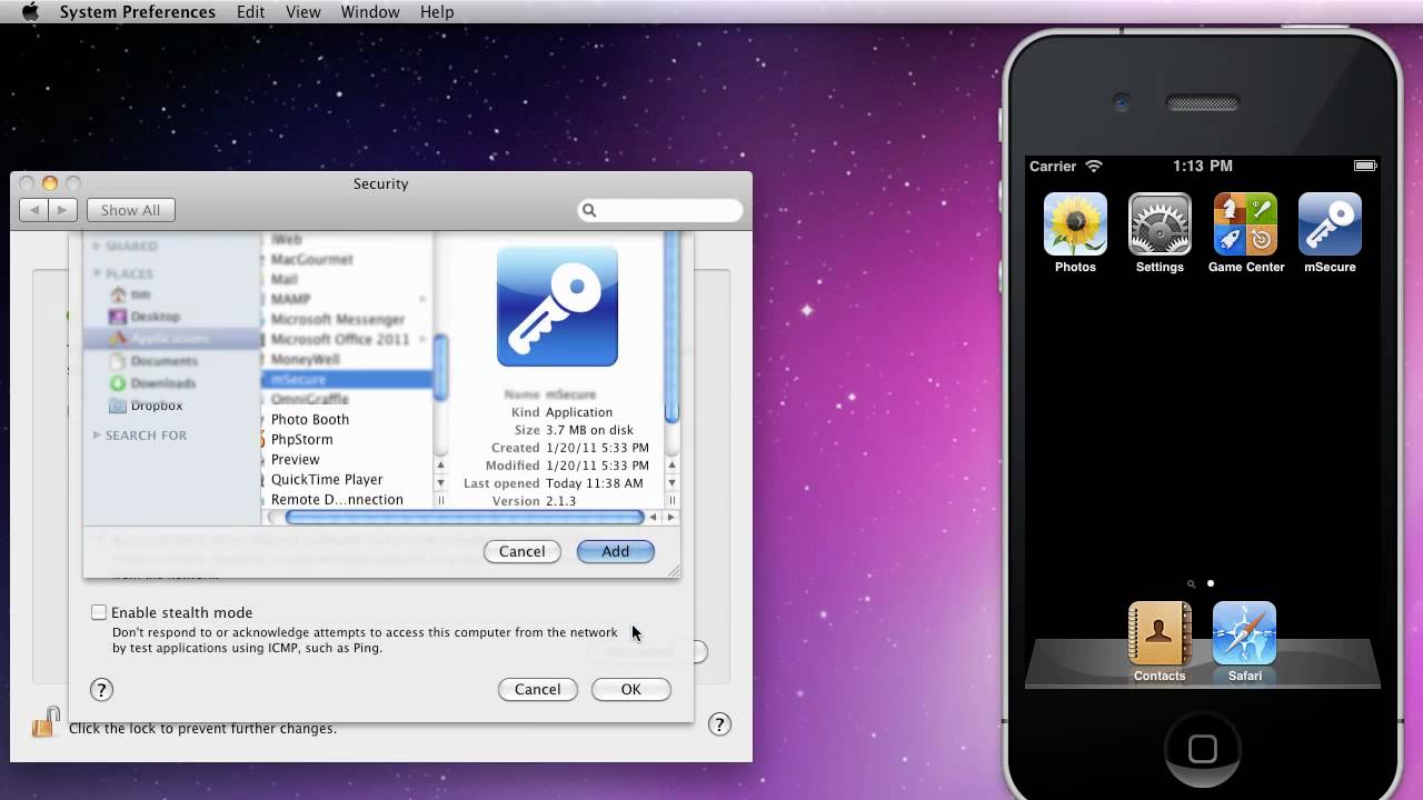 Msecure 3.5.7 Mac Download